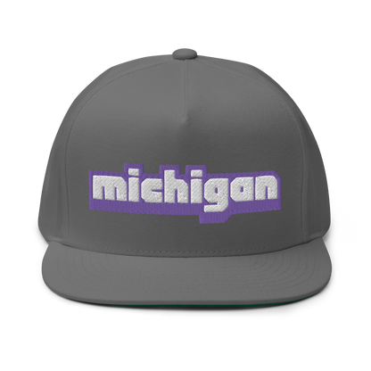 'Michigan' Flat Bill Snapback (Livestreaming Parody)