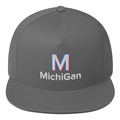 'Michigan' Flat Bill Snapback (Social Media Parody)