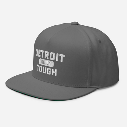 'Built Detroit Tough' Flat Bill Snapback