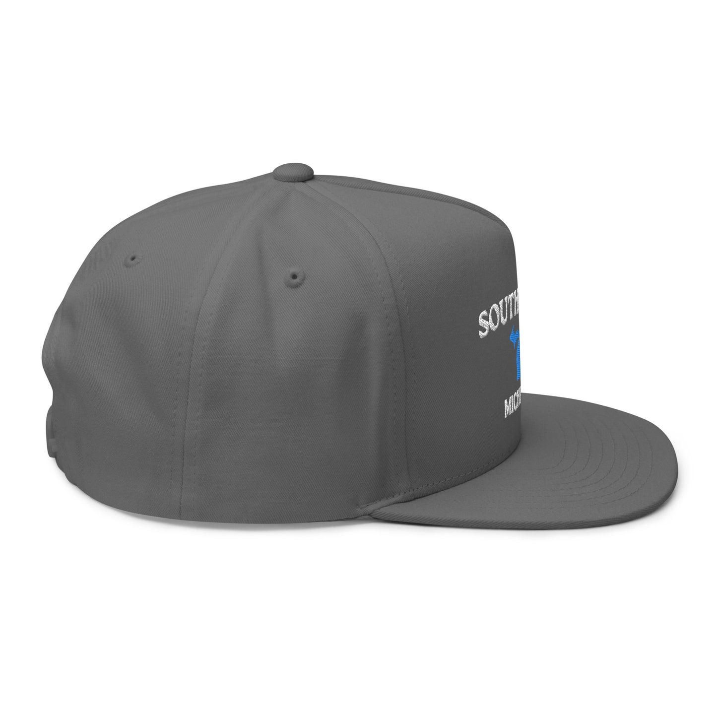 'Southfield Michigan' Flat Bill Snapback (w/ Michigan Outline)