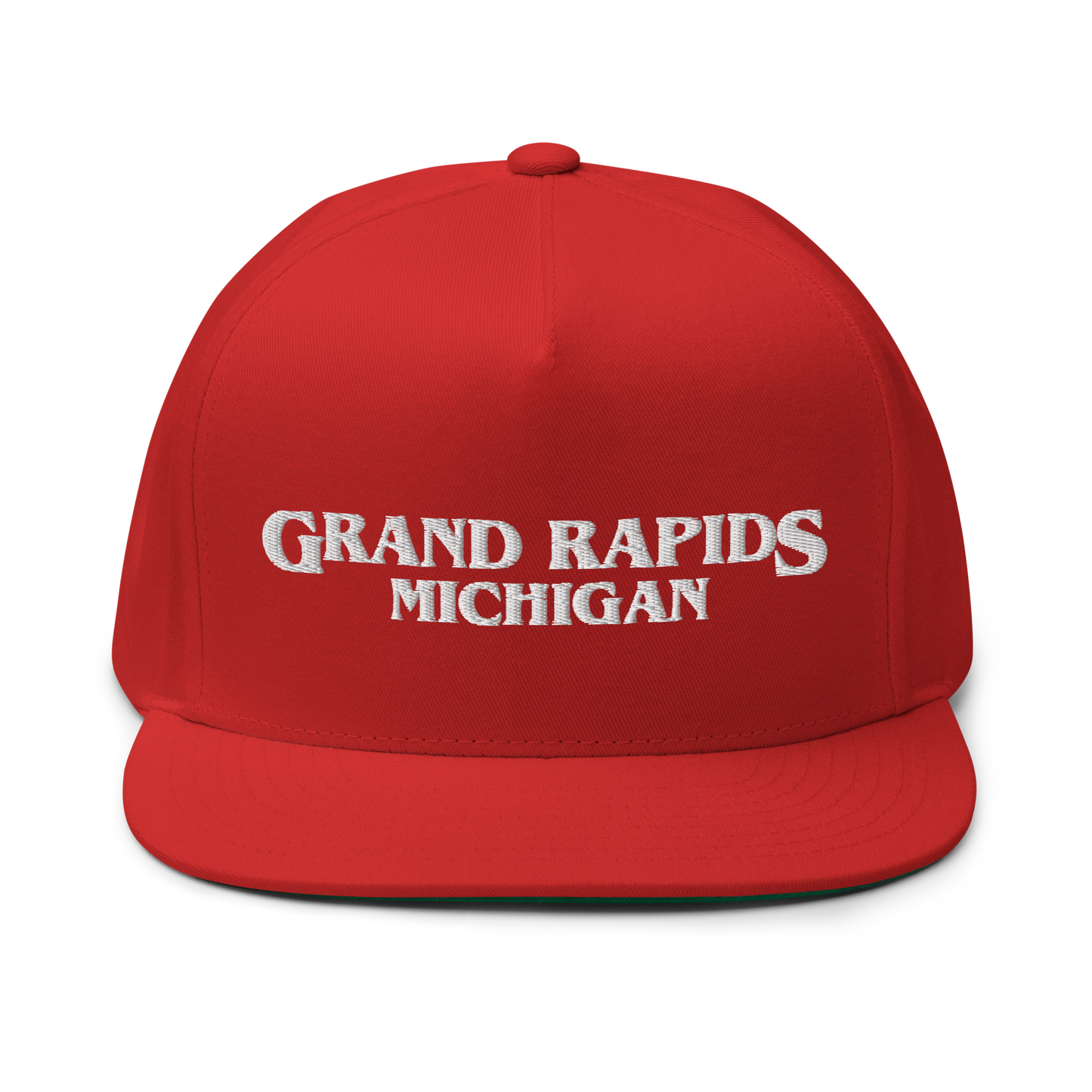 'Grand Rapids Michigan' Flat Bill Snapback (1980s Drama Parody)