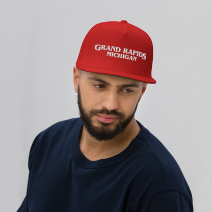 'Grand Rapids Michigan' Flat Bill Snapback (1980s Drama Parody)