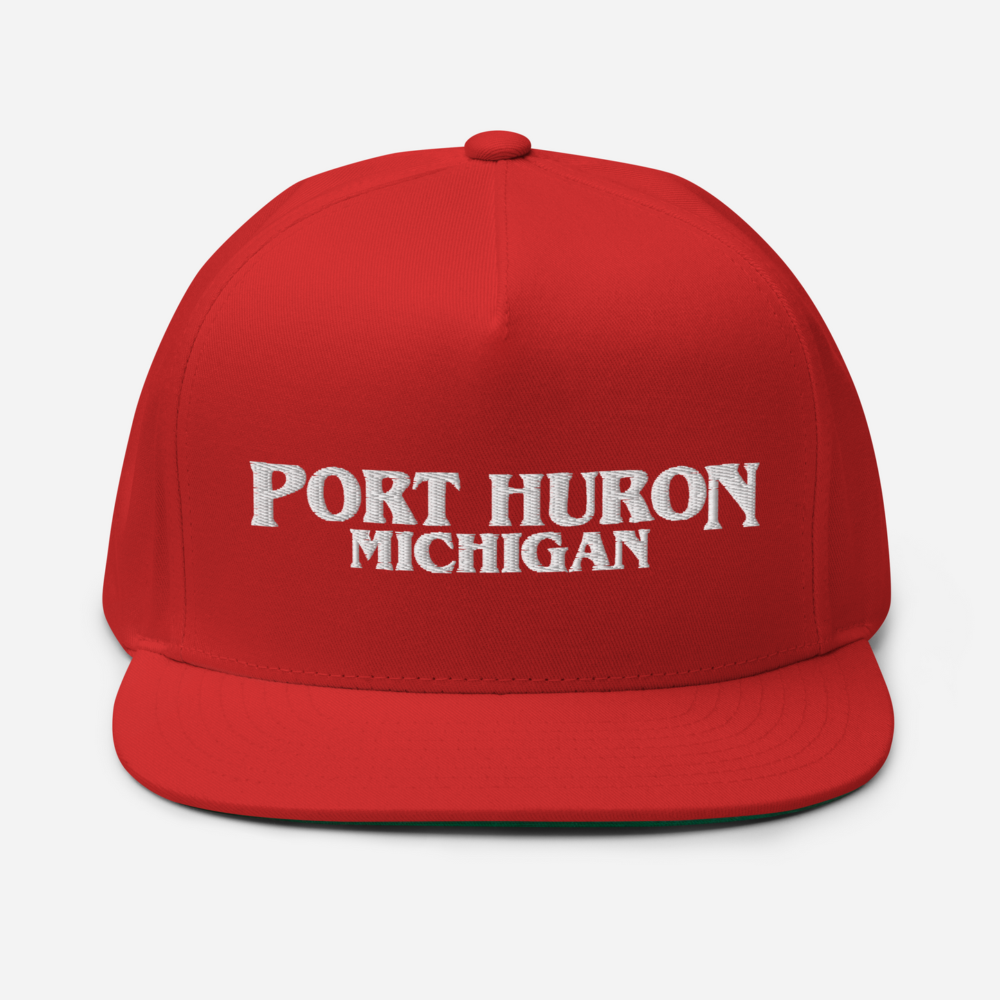 'Port Huron Michigan' Flat Bill Snapback (1980s Drama Parody)