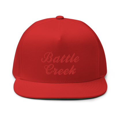 'Battle Creek' Flat Bill Snapback (Cereal Conglomerate Parody)