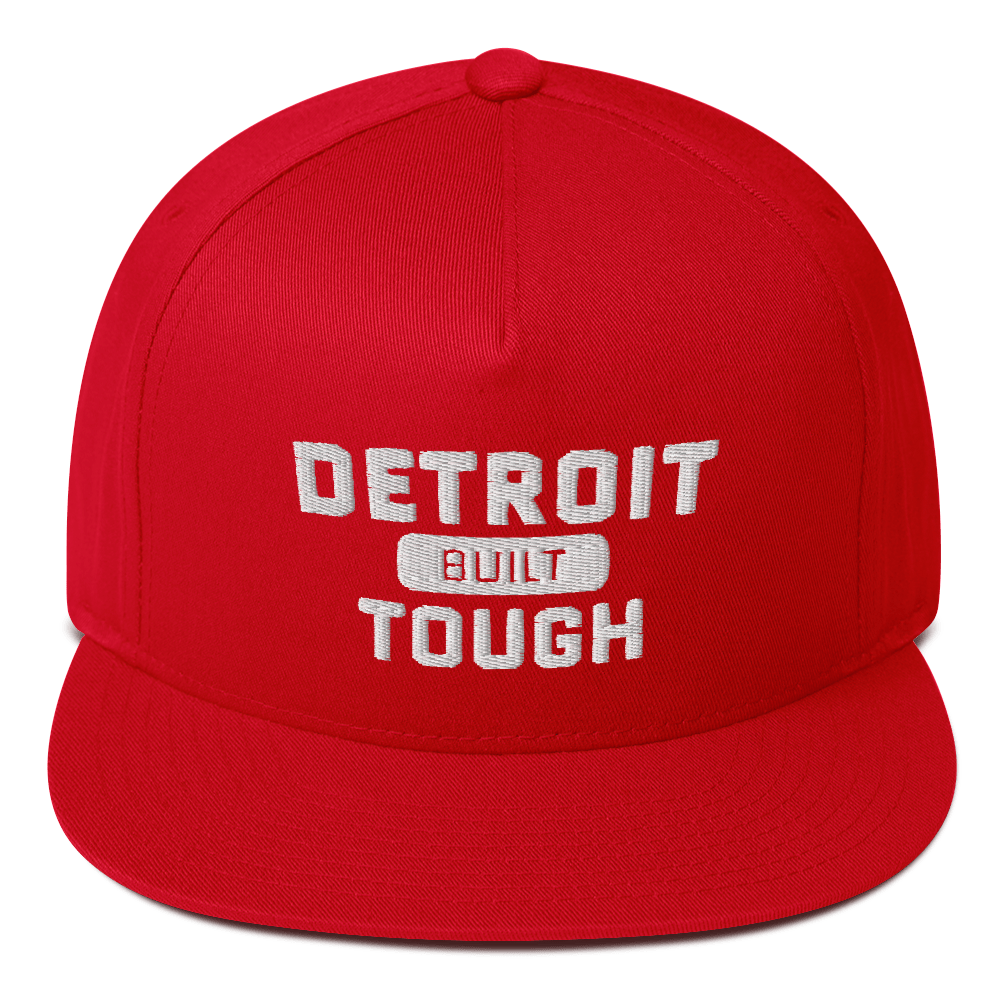 'Built Detroit Tough' Flat Bill Snapback