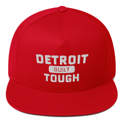 'Built Detroit Tough' Flat Bill Snapback