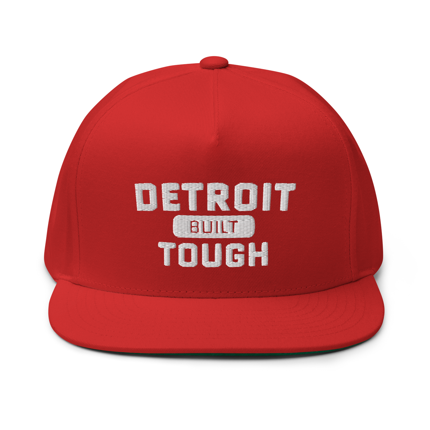 'Built Detroit Tough' Flat Bill Snapback