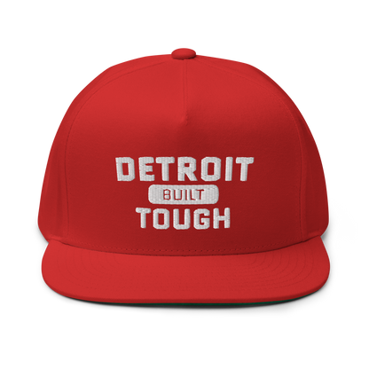 'Built Detroit Tough' Flat Bill Snapback