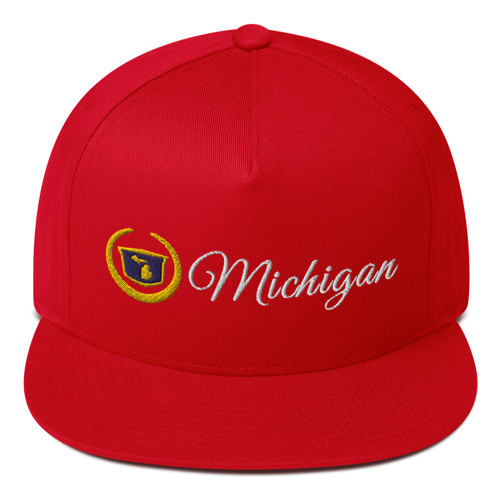 'Michigan' Flat Bill Snapback (Luxury Vehicle Parody)