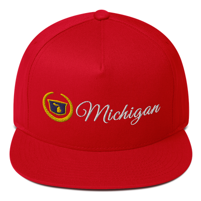 'Michigan' Flat Bill Snapback (Luxury Vehicle Parody)