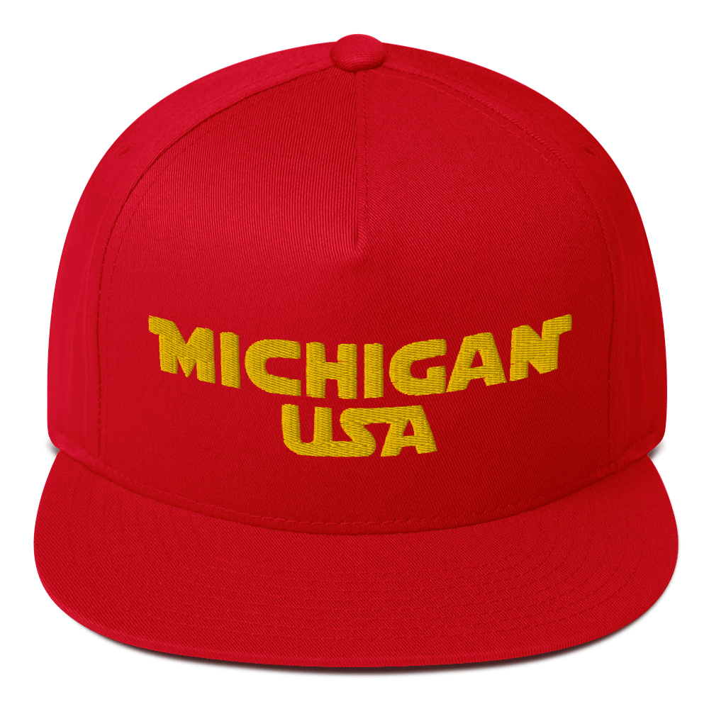 'Michigan USA' Flat Bill Snapback (Epic Sci-Fi Parody)