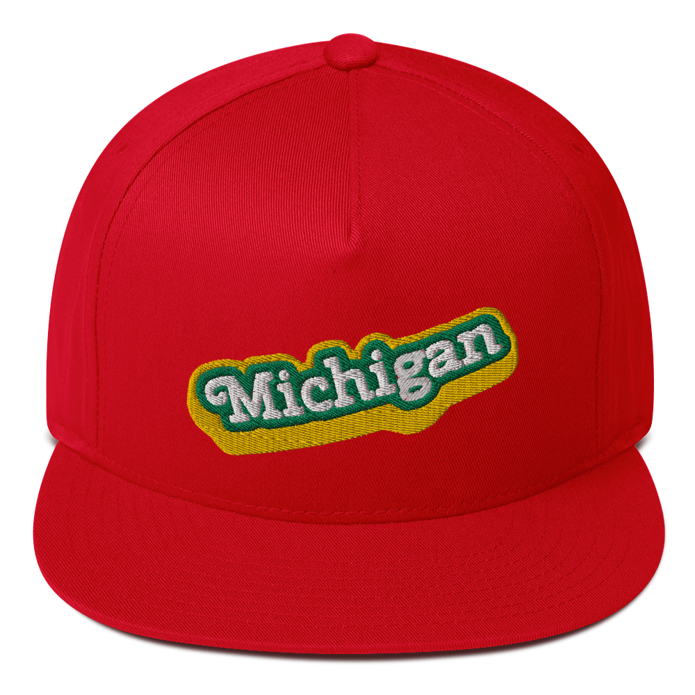 'Michigan' Flat Bill Snapback (Ginger Sodapop Parody)