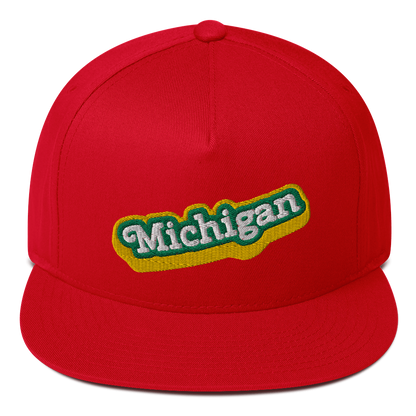 'Michigan' Flat Bill Snapback (Ginger Sodapop Parody)