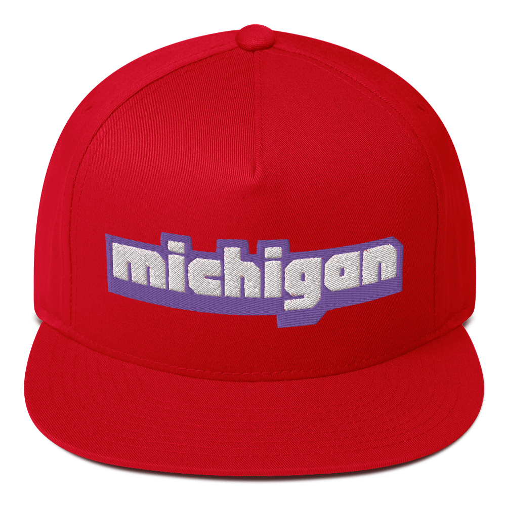 'Michigan' Flat Bill Snapback (Livestreaming Parody)