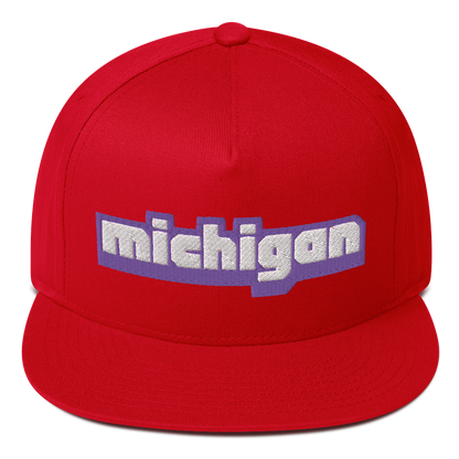 'Michigan' Flat Bill Snapback (Livestreaming Parody)