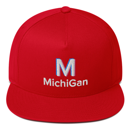 'Michigan' Flat Bill Snapback (Social Media Parody)