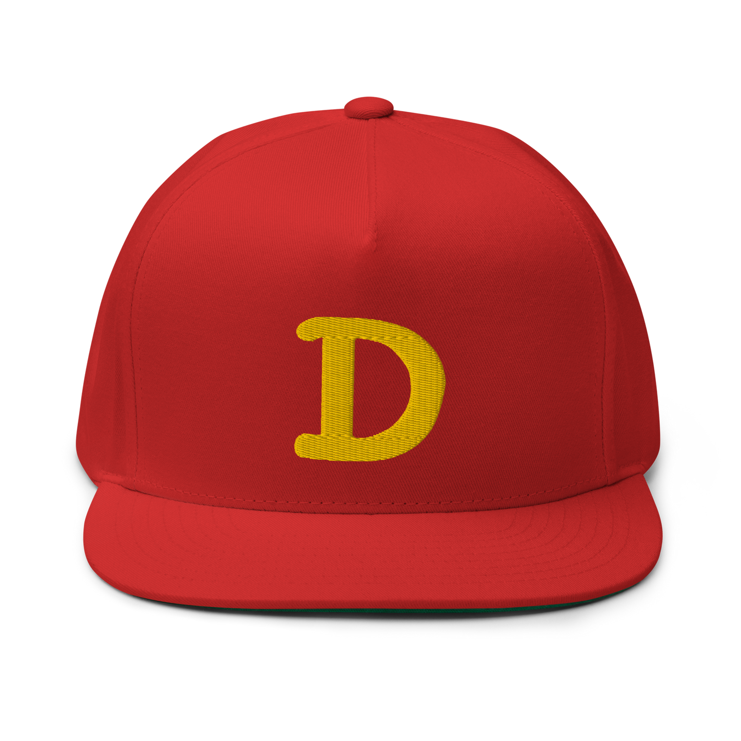 Detroit 'Old French D' Flat Bill Snapback | Gold Embroidery