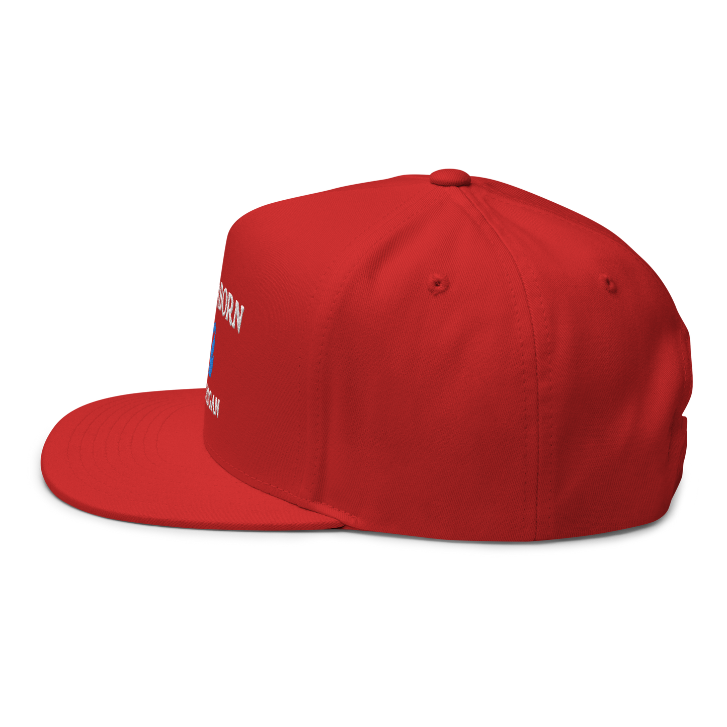 'Dearborn Michigan' Flat Bill Snapback (w/ Michigan Outline)