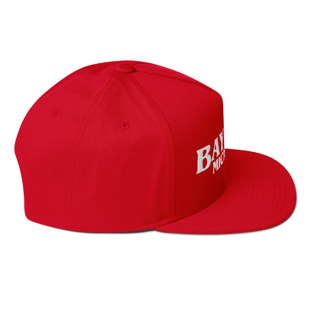 'Bay City Michigan' Flat Bill Snapback (1980s Drama Parody)