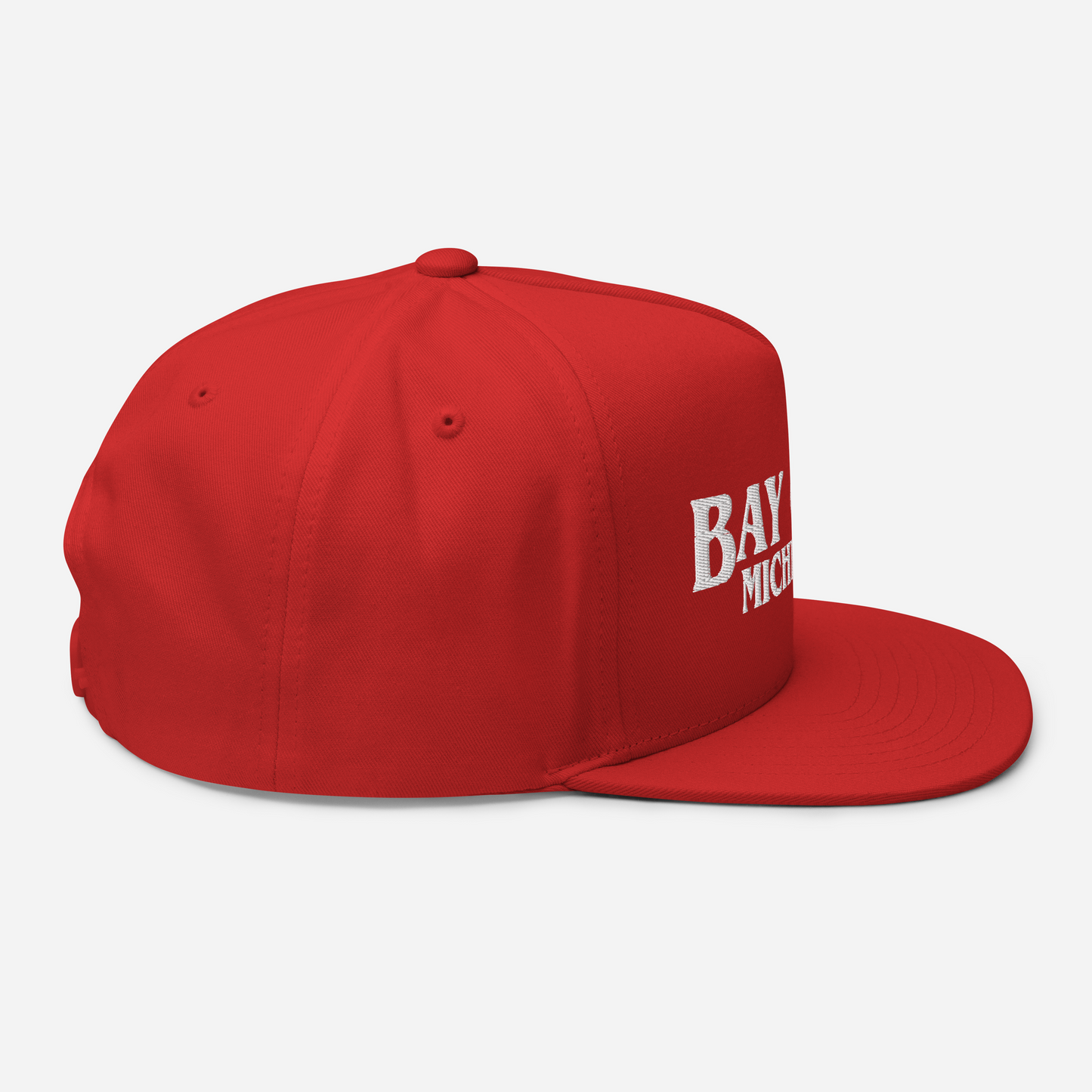 'Bay City Michigan' Flat Bill Snapback (1980s Drama Parody)