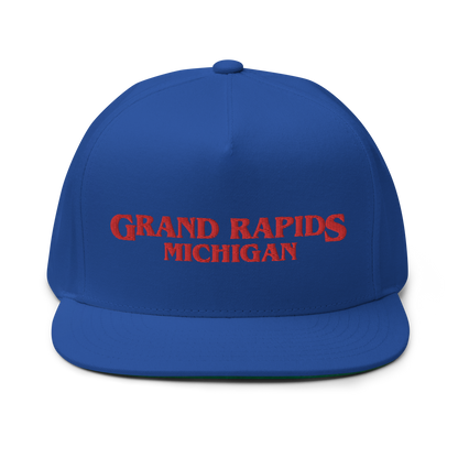 'Grand Rapids Michigan' Flat Bill Snapback (1980s Drama Parody)