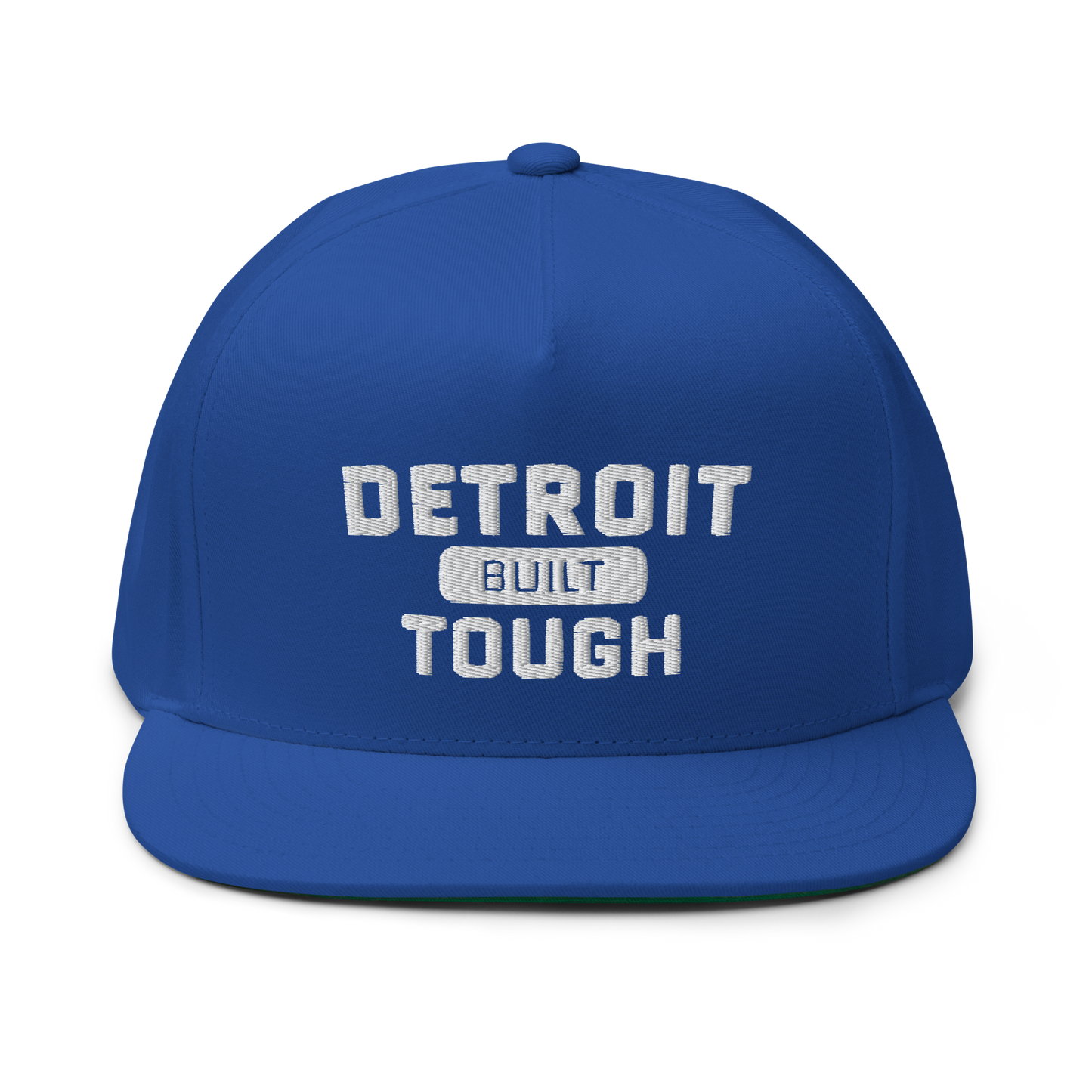 'Built Detroit Tough' Flat Bill Snapback