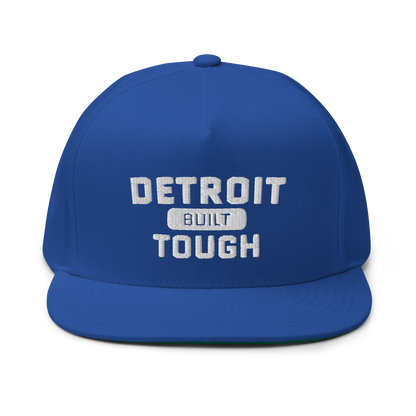 'Built Detroit Tough' Flat Bill Snapback