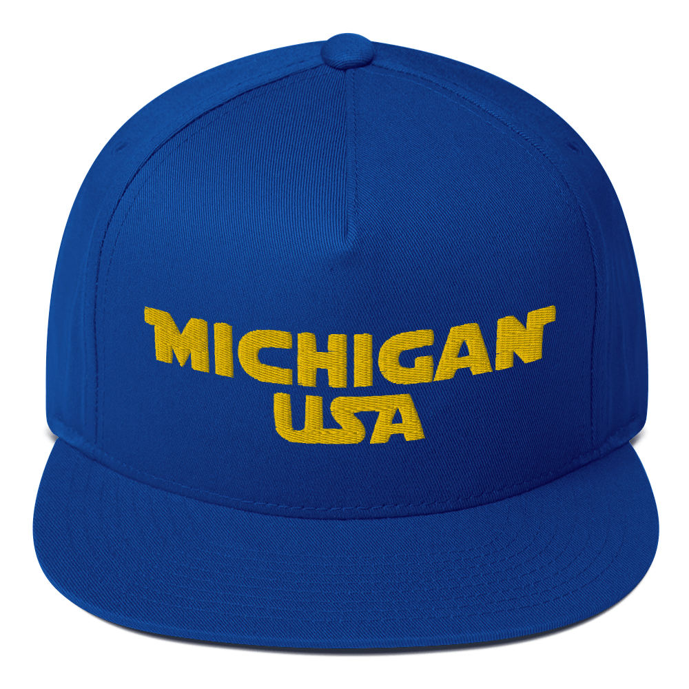 'Michigan USA' Flat Bill Snapback (Epic Sci-Fi Parody)