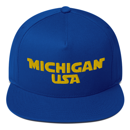 'Michigan USA' Flat Bill Snapback (Epic Sci-Fi Parody)