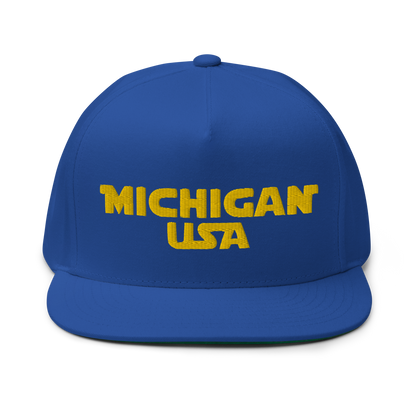 'Michigan USA' Flat Bill Snapback (Epic Sci-Fi Parody)