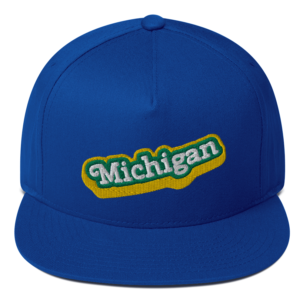 'Michigan' Flat Bill Snapback (Ginger Sodapop Parody)