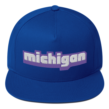 'Michigan' Flat Bill Snapback (Livestreaming Parody)