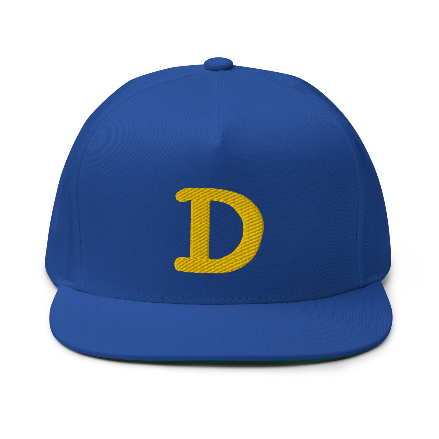 Detroit 'Old French D' Flat Bill Snapback | Gold Embroidery