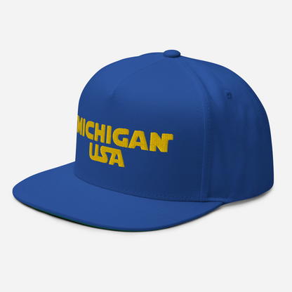 'Michigan USA' Flat Bill Snapback (Epic Sci-Fi Parody)