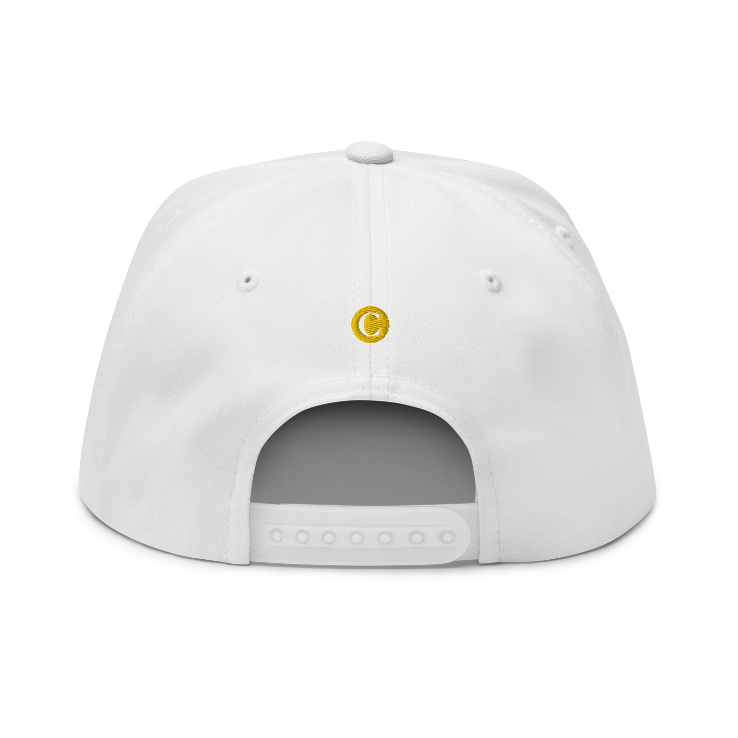 Detroit 'Old French D' Flat Bill Snapback (w/ Side Design) | Gold Embroidery