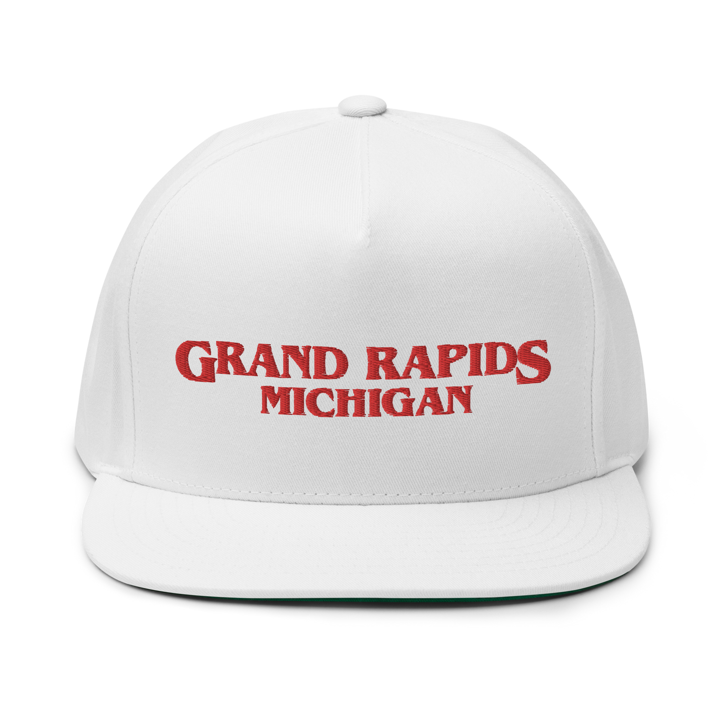 'Grand Rapids Michigan' Flat Bill Snapback (1980s Drama Parody)