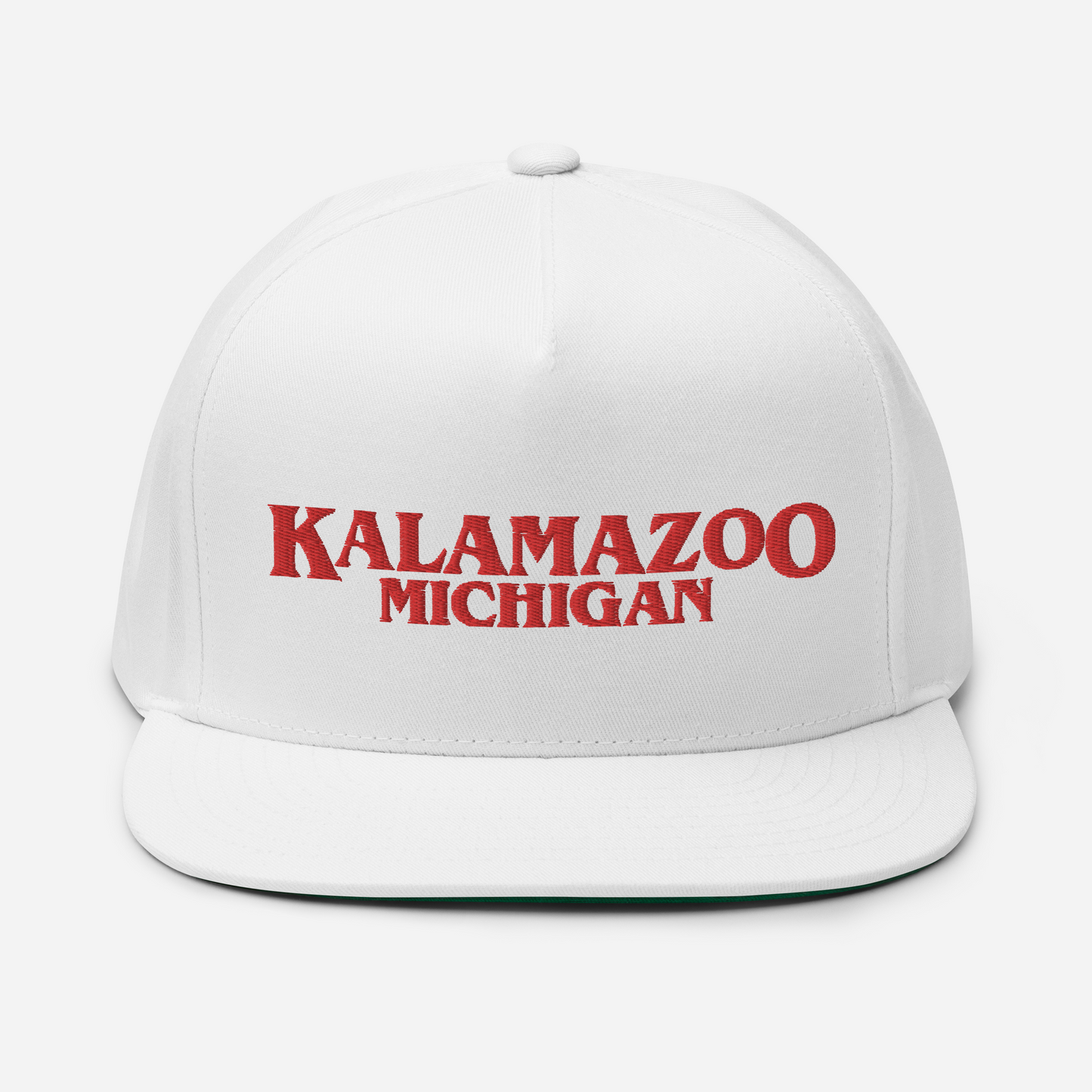 'Kalamazoo Michigan' Flat Bill Snapback (1980s Drama Parody)