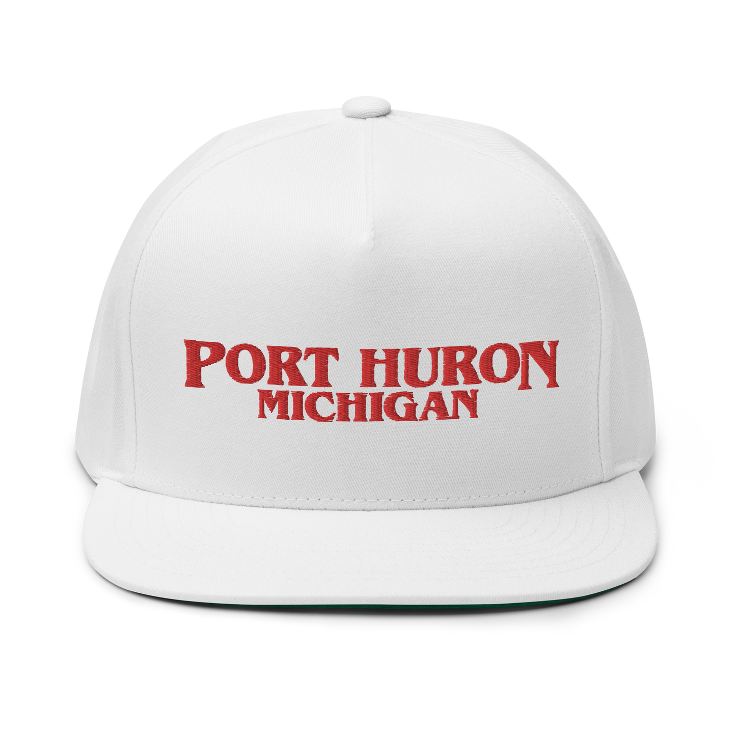 'Port Huron Michigan' Flat Bill Snapback (1980s Drama Parody)