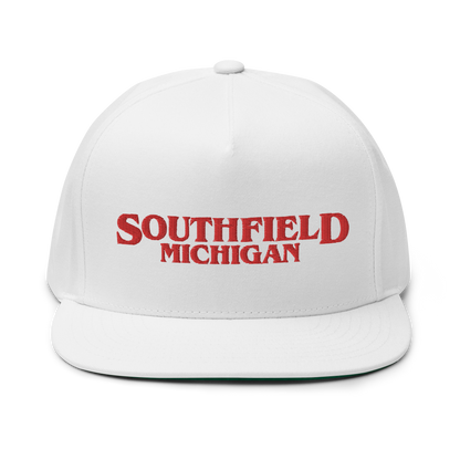 'Southfield Michigan' Flat Bill Snapback (1980s Drama Parody)