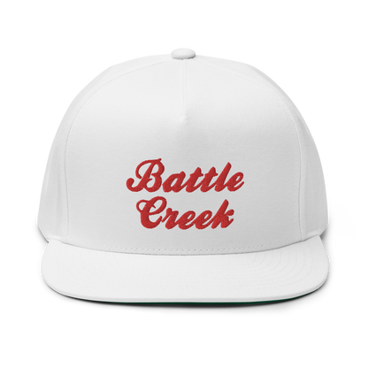 'Battle Creek' Flat Bill Snapback (Cereal Conglomerate Parody)