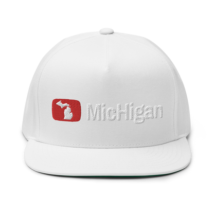 'Michigan' Flat Bill Snapback (Video Sharing Parody)