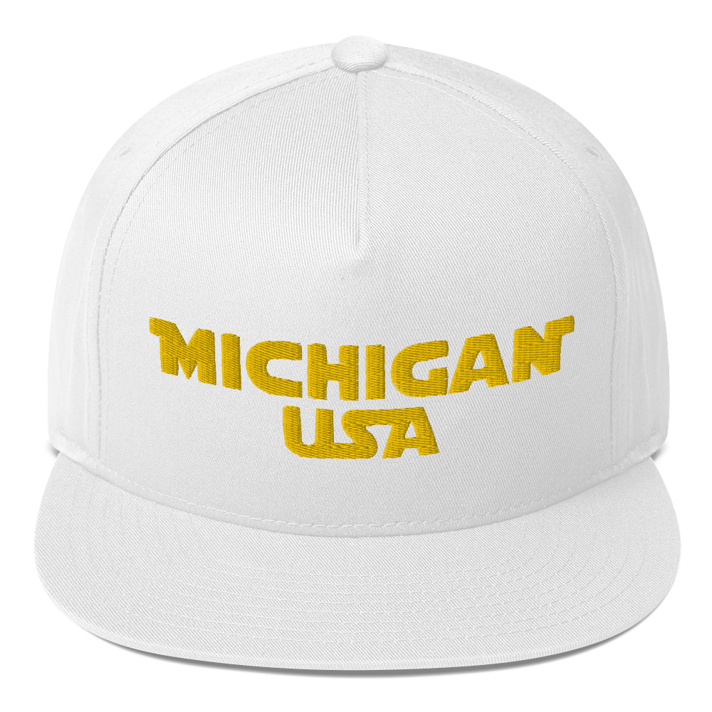 'Michigan USA' Flat Bill Snapback (Epic Sci-Fi Parody)