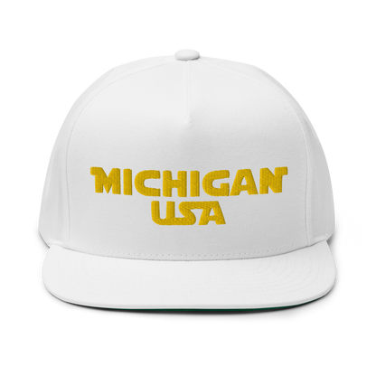 'Michigan USA' Flat Bill Snapback (Epic Sci-Fi Parody)