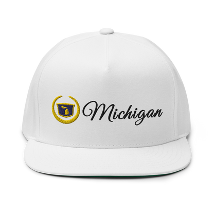 'Michigan' Flat Bill Snapback (Luxury Vehicle Parody)