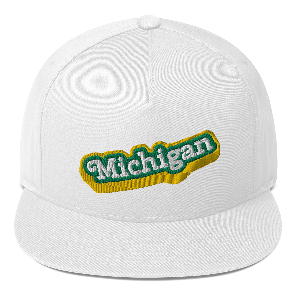 'Michigan' Flat Bill Snapback (Ginger Sodapop Parody)