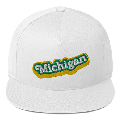 'Michigan' Flat Bill Snapback (Ginger Sodapop Parody)