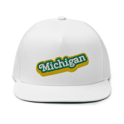 'Michigan' Flat Bill Snapback (Ginger Sodapop Parody)