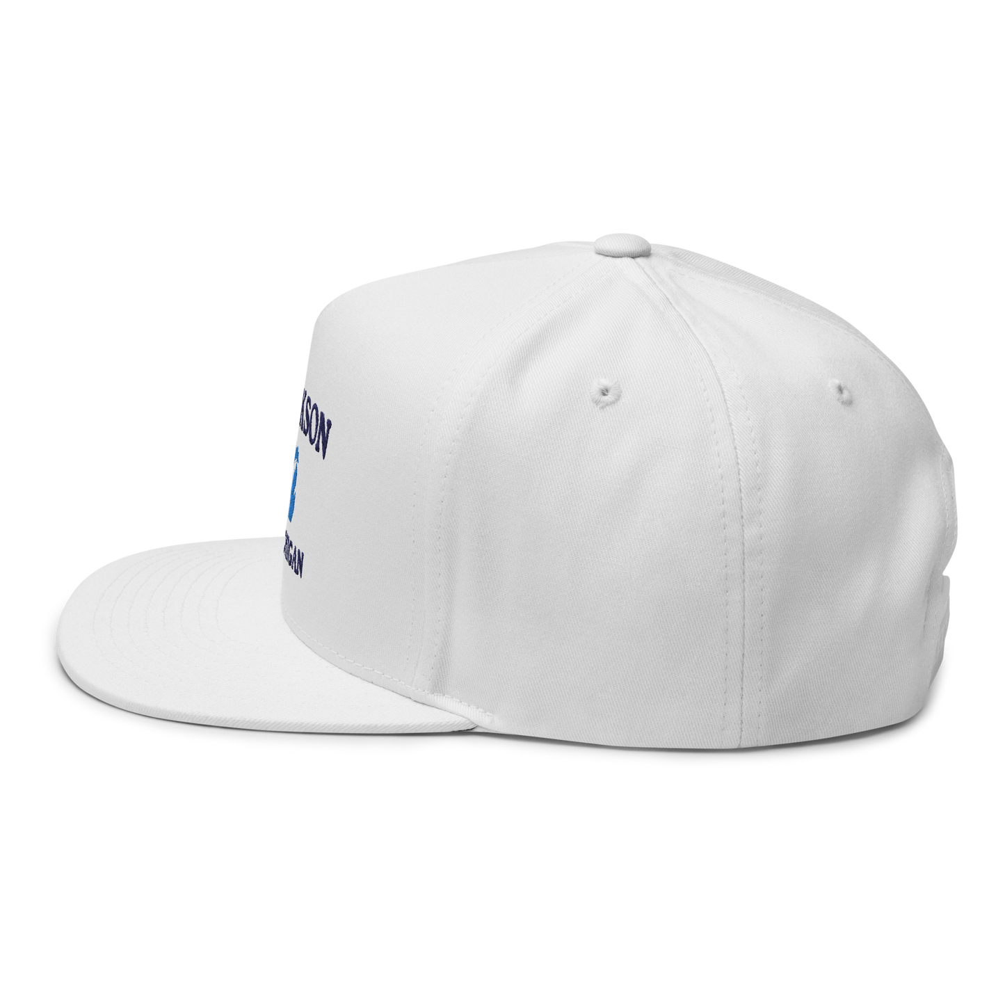 'Jackson Michigan' Flat Bill Snapback (w/ Michigan Outline)