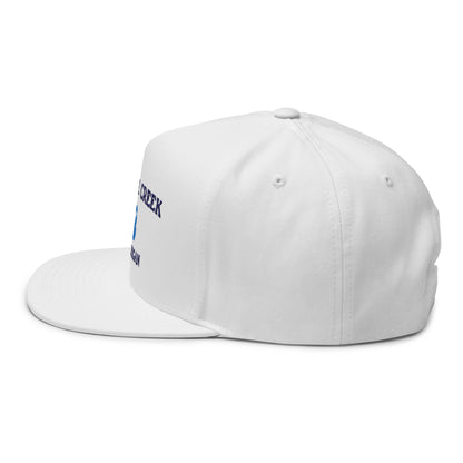 'Battle Creek Michigan' Flat Bill Snapback (w/ Michigan Outline)