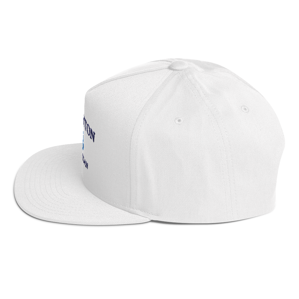 'Houghton Michigan' Flat Bill Snapback (w/ Michigan Outline)